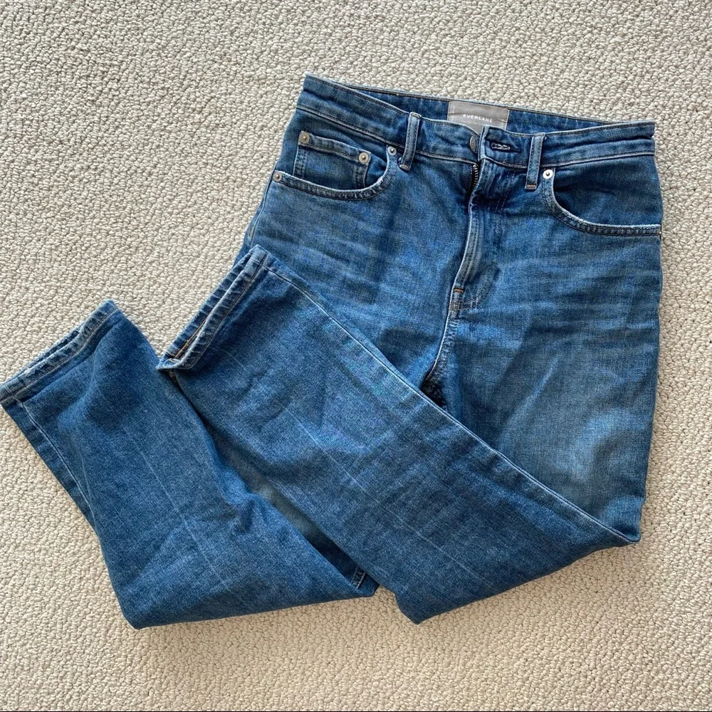 Everlane The High-Rise Straight Jean Ankle 26 - Picture 3 of 4